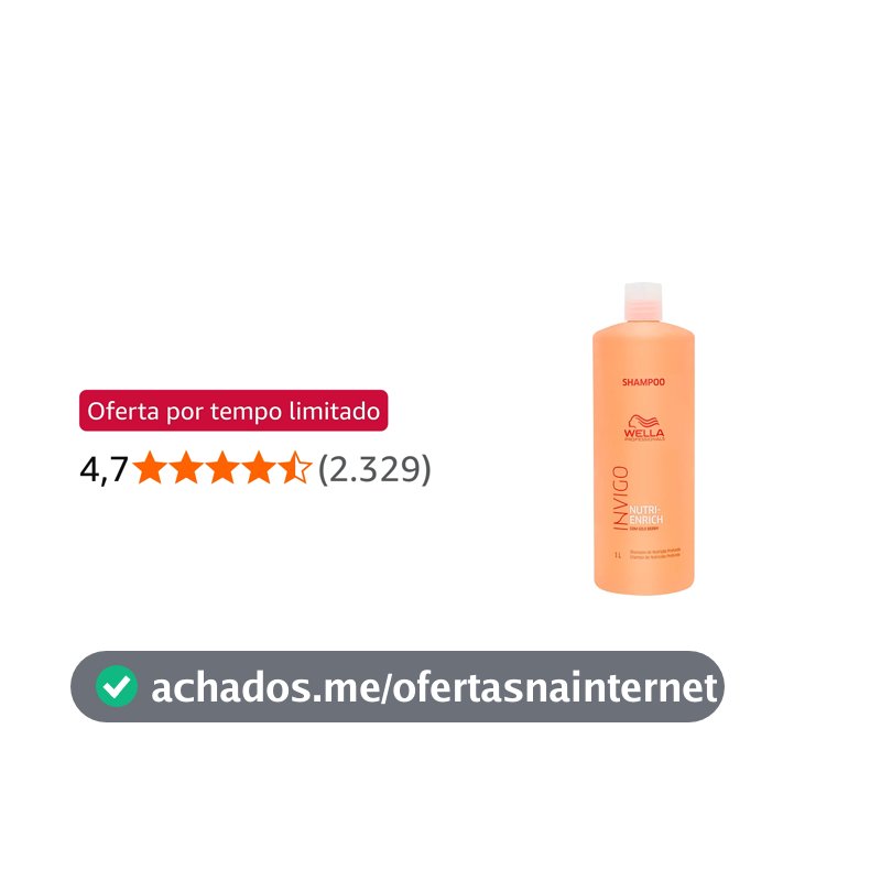 Shampoo Invigo Nutri Enrich Wella Professionals 1000 ml
