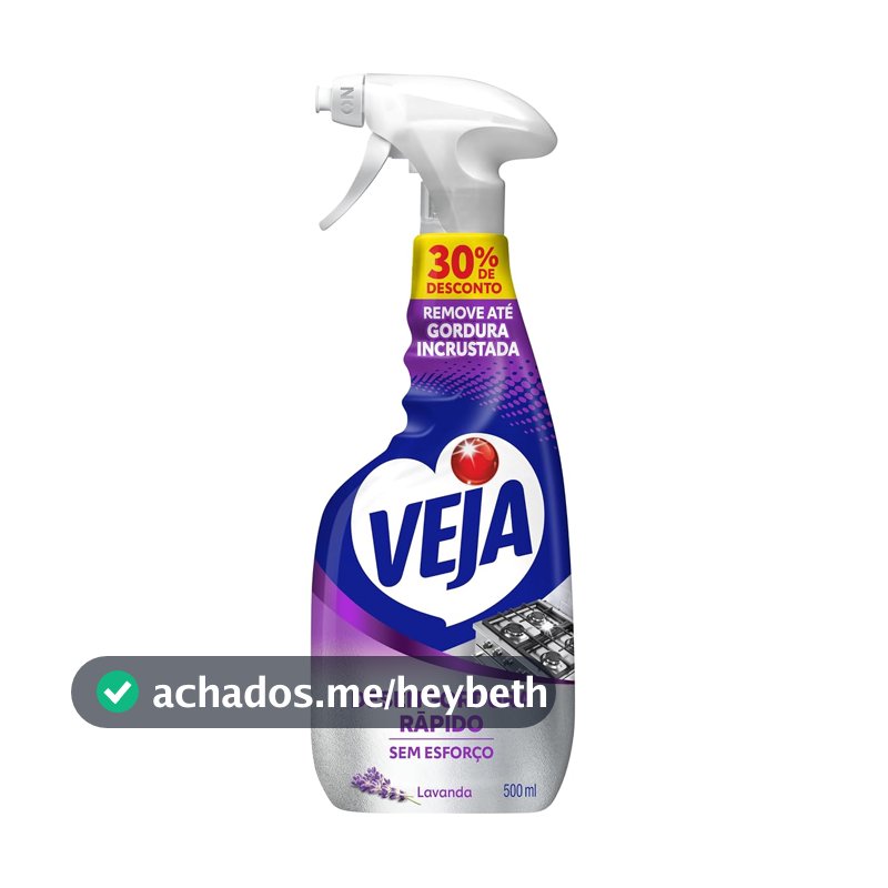 Veja Desengordura Rápido Limpador Lavanda Spray Promo 500ml
