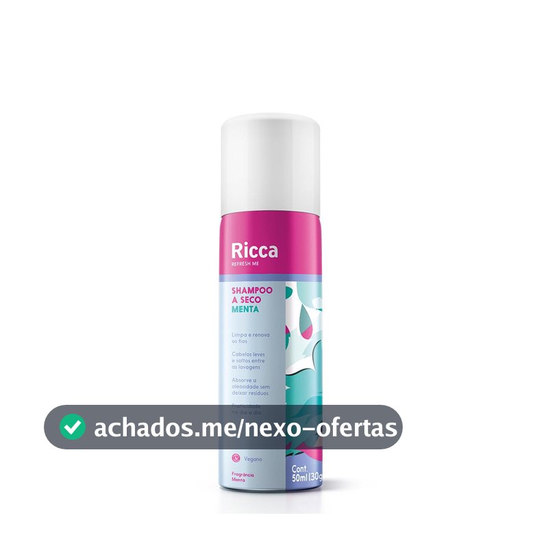 Ricca Shampoo A Seco Menta 50ml
