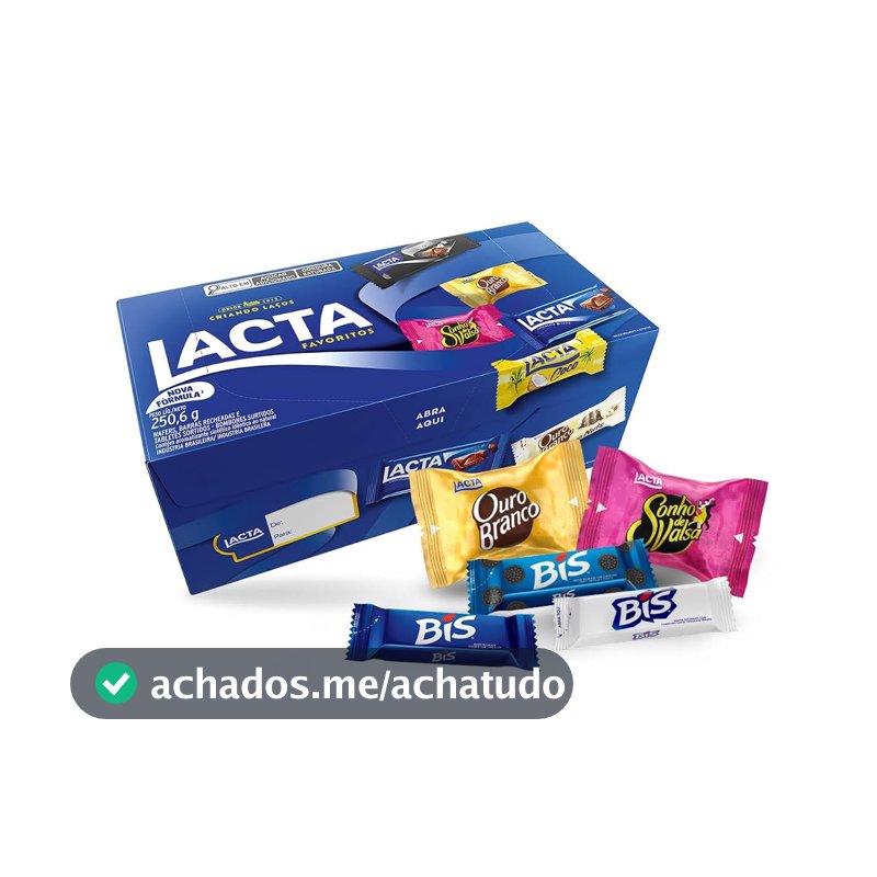 Lacta Favoritos - Caixa de variedades chocolates, 250,6g