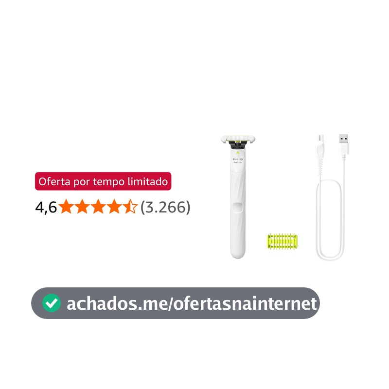 Philips OneBlade Intimate Aparador de Pelos Íntimos para Mulheres