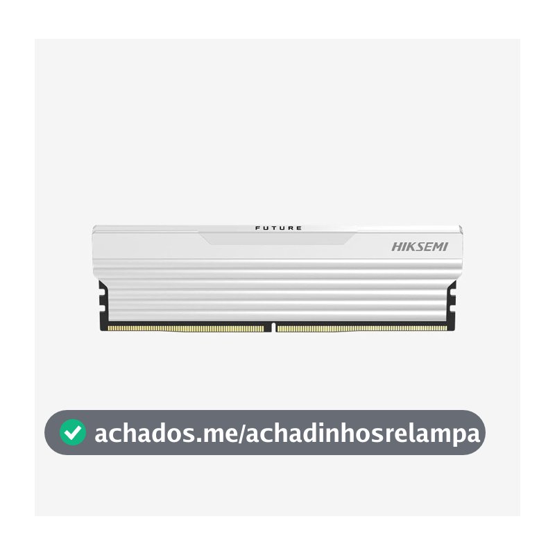 Memória RAM DDR4 Hiksemi Future Branco 3200MT/s CL18 8GB HSC408U32F2 8G