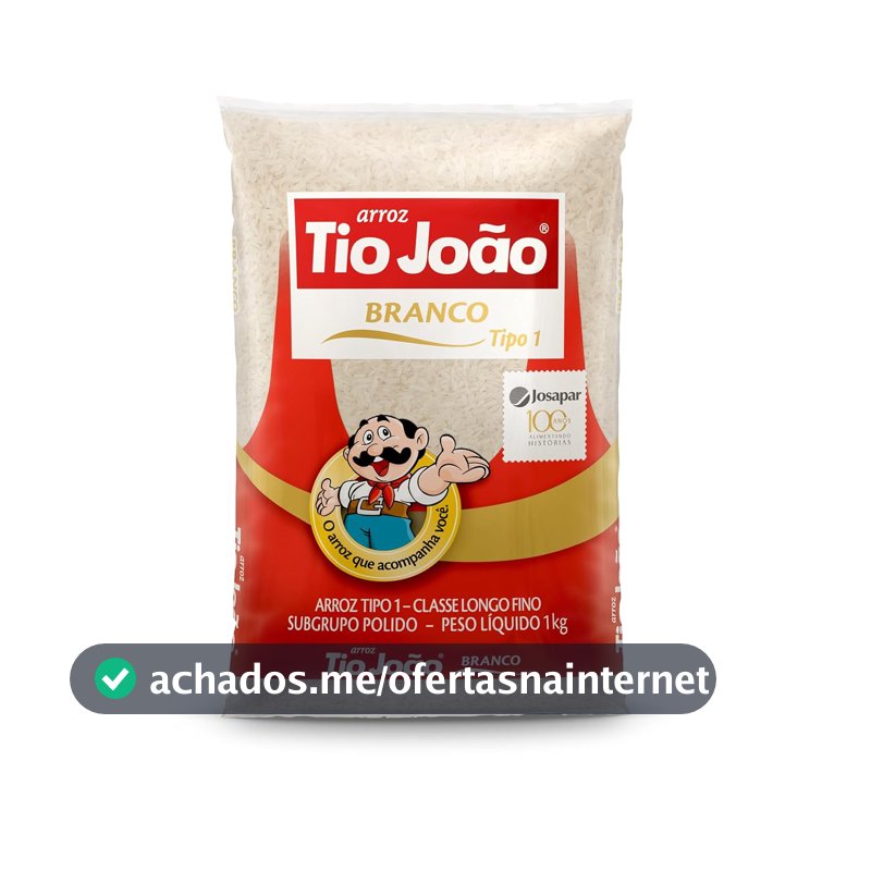 Arroz Branco Tio João - 1kg