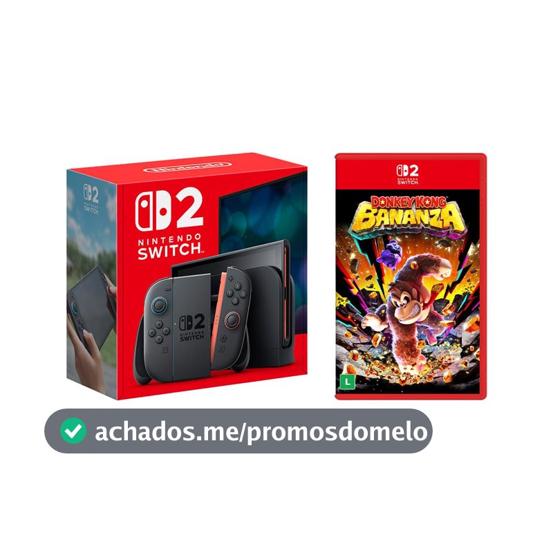 Console Nintendo Switch 2 + Jogo Donkey Kong Bananza