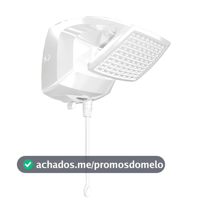 Ducha Futura Eletrônico 220V, 7500W, Lorenzetti 7531292, Branco