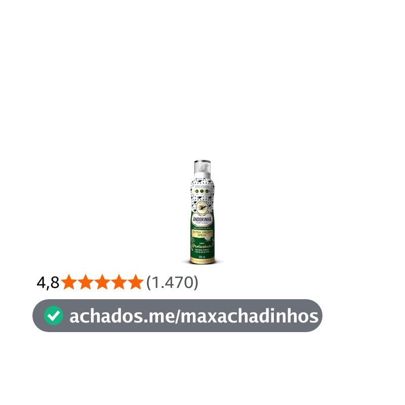 Azeite Andorinha Spray Extra Virgem 200ml