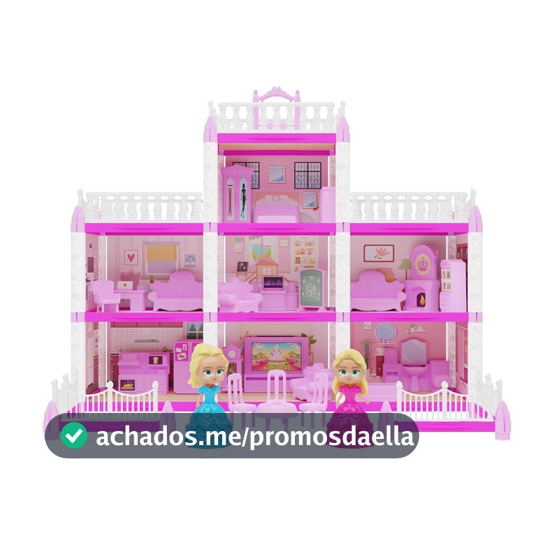 GGB Casinha de Boneca Castelinho da Princesa 160 Peças
