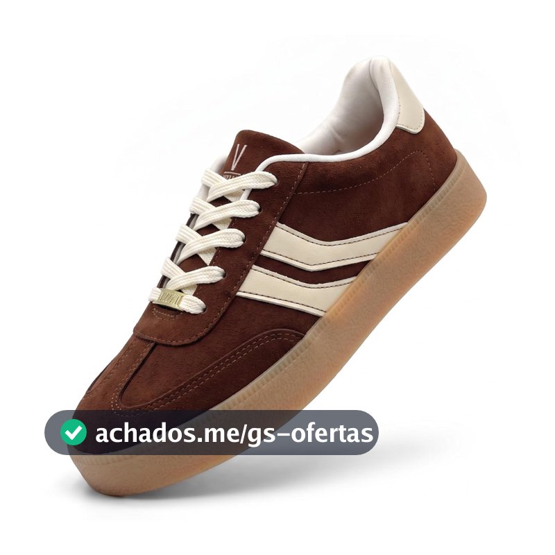 Vizzano Tênis Feminino Plataforma Camurça Confortável