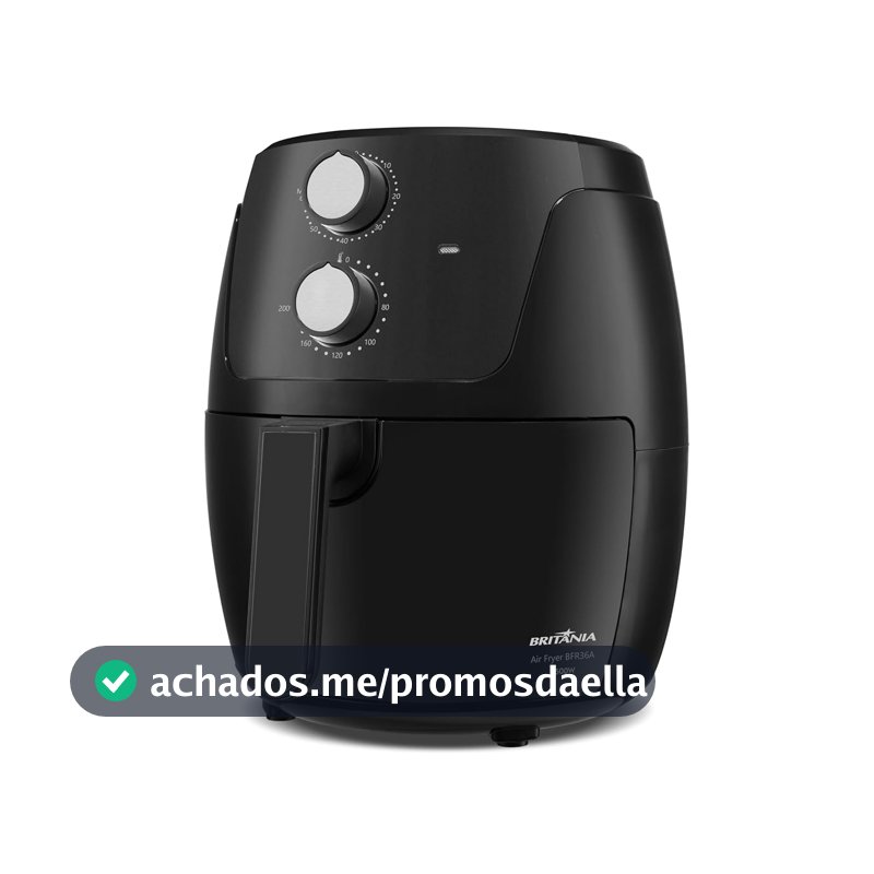 Air Fryer Britânia 4,2L Silverstone 1500W BFR36A 127V