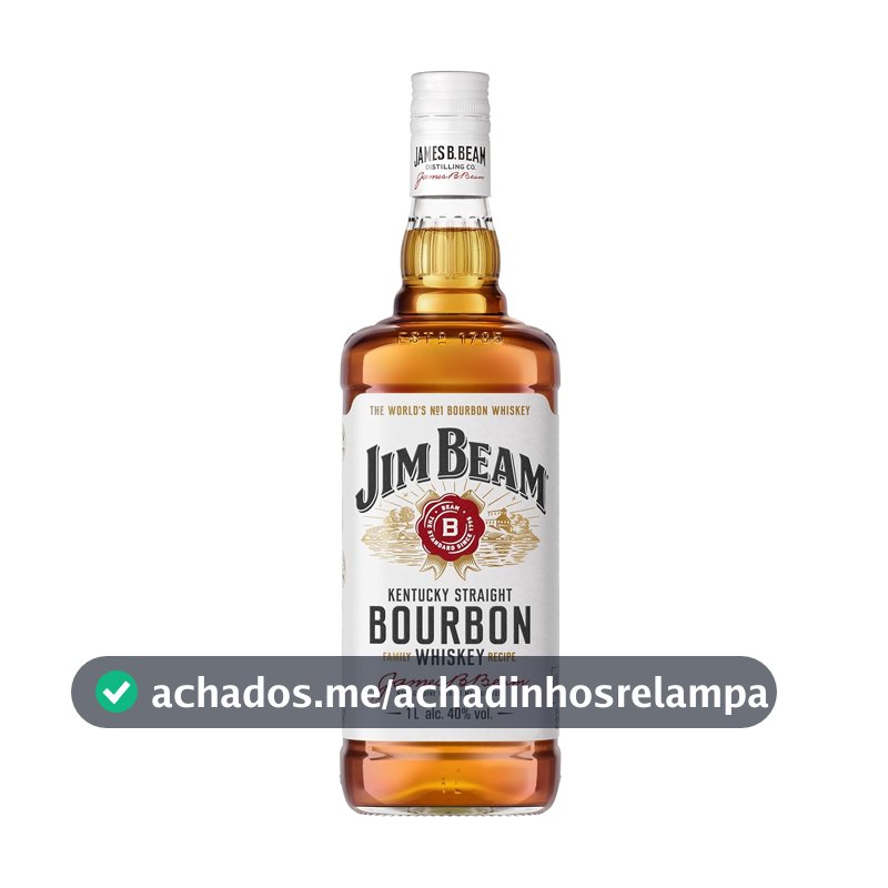 Bourbon Whiskey Jim Beam White 1L