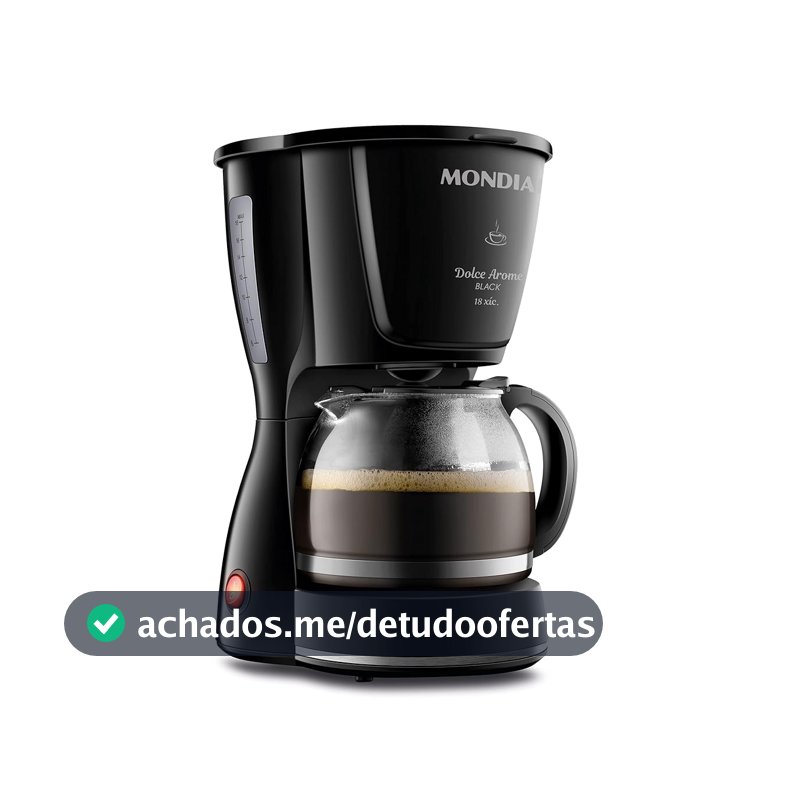 MONDIAL Cafeteira Elétrica Dolce Arome, Preto, 550W, 220V - C-30-18X-FB