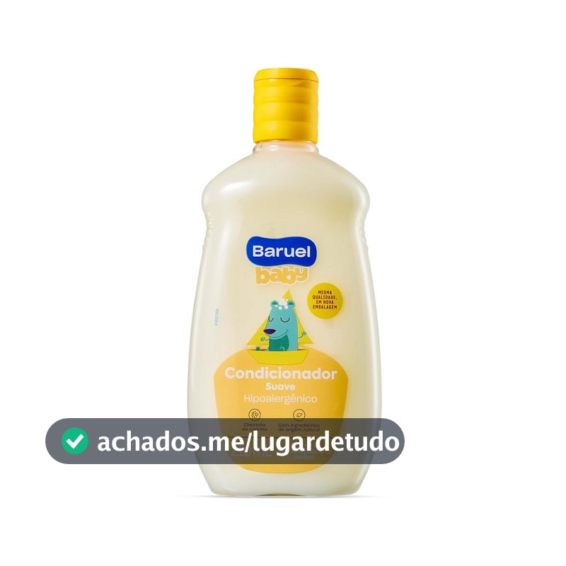 Condicionador Infantil Suave 210ml – Baruel Baby