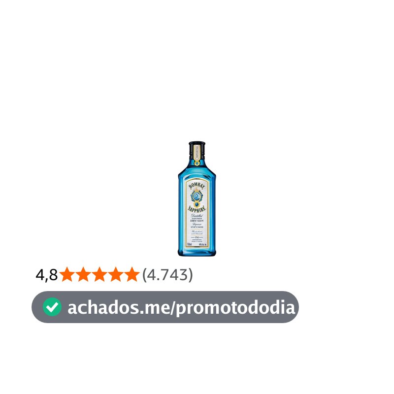 Gin Bombay Sapphire 750ml