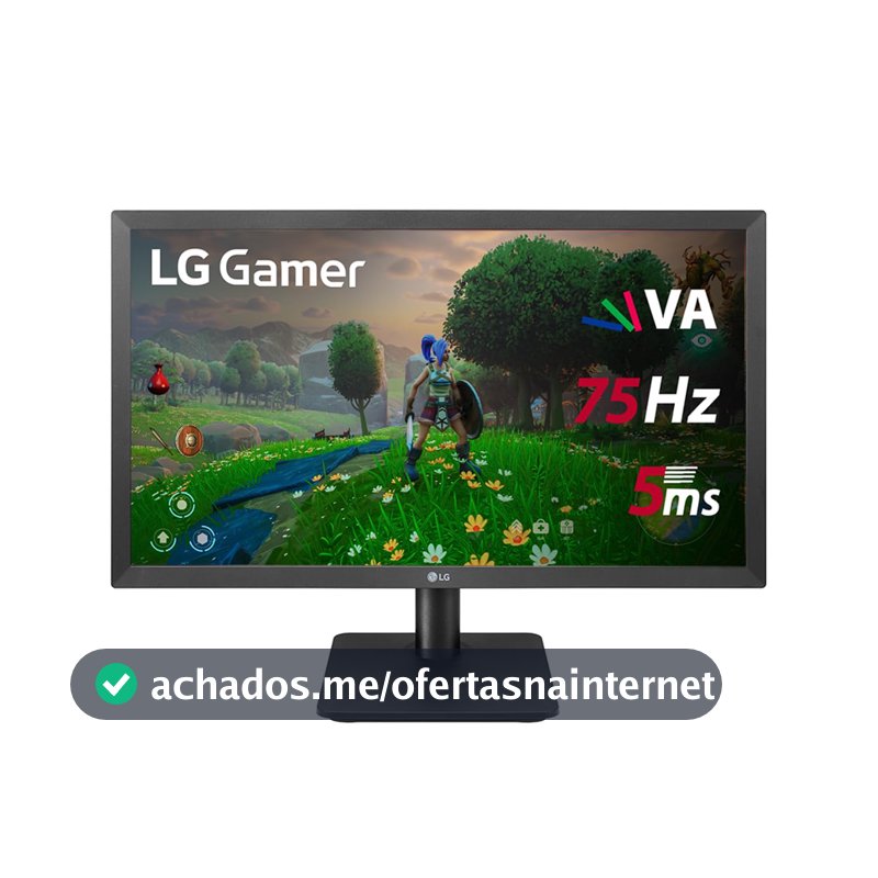 Monitor Gamer LG 21,5'' VA FHD 75Hz 5ms HDMI FreeSync Inclinação Bivolt Preto 22MP410-B.AWZM