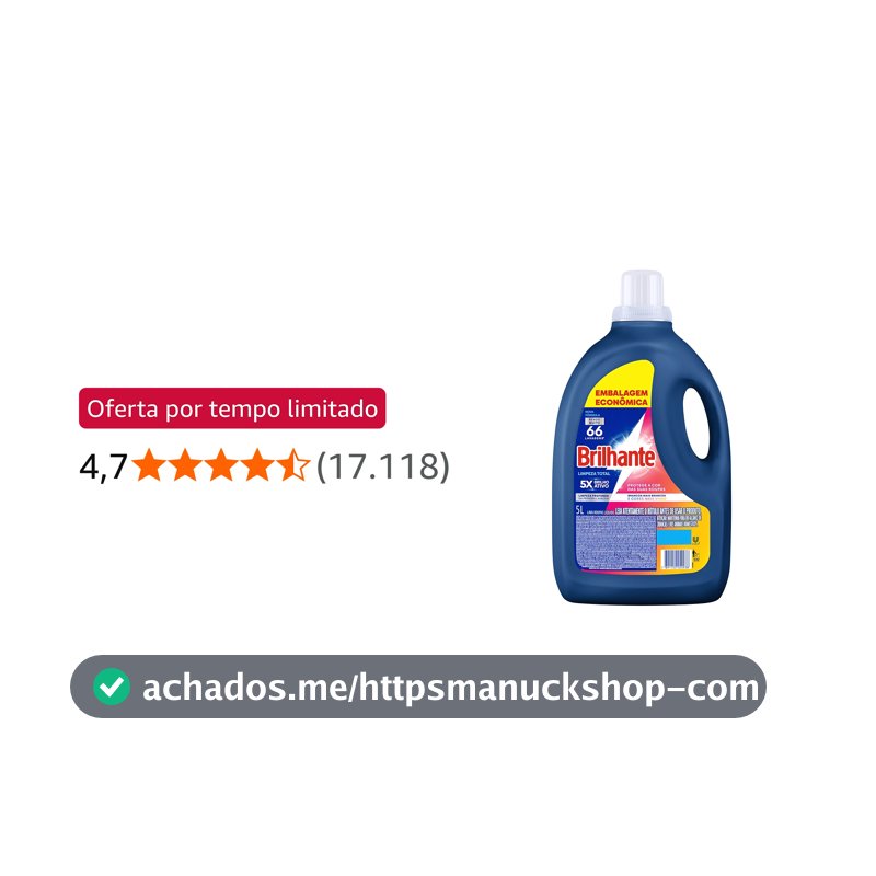 Sabão Liquido Brilhante 5L