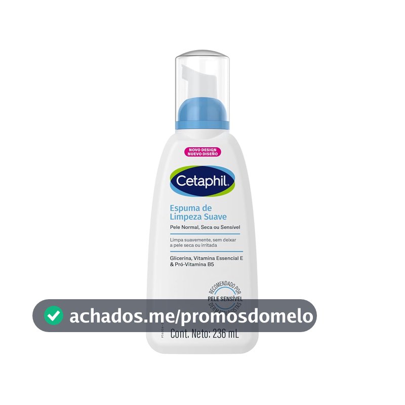 Cetaphil Espuma De Limpeza Facial Suave 236ml