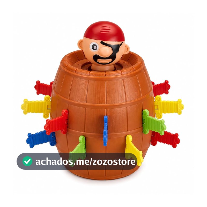 Pula Pirata Barril Jogo Interativo Infantil Médio