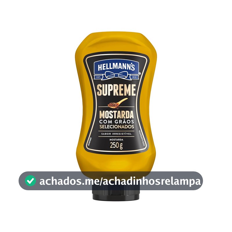 Hellmann's Mostarda Amarela SupremeTradicional Squeeze 250g