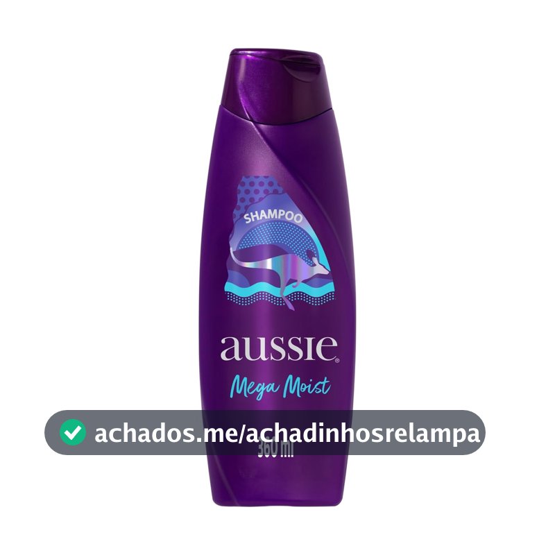 Aussie Shampoo Mega Moist com Óleo de Jojoba 360 ml