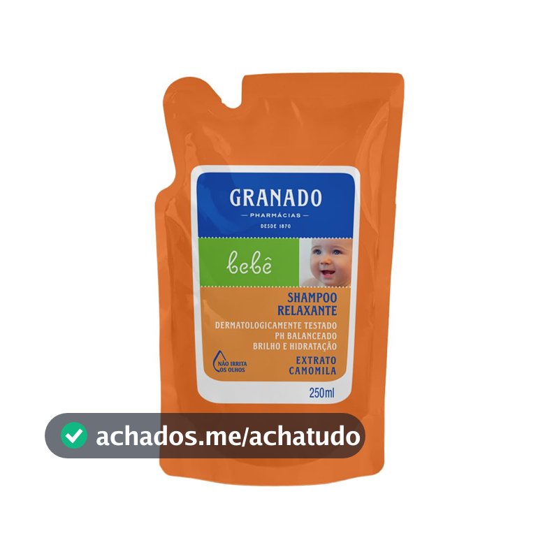 Granado Refil Shampoo Bebê, Camomila, 250ml