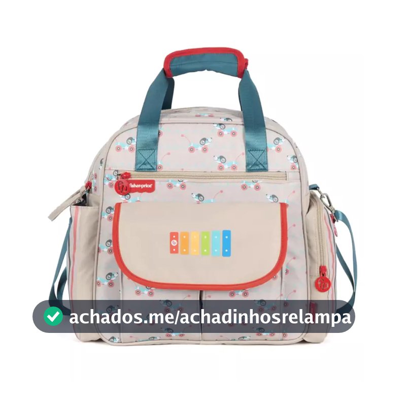 Bolsa Maternidade com Trocador Fisher Price Luxcel BS67381FS 2026
