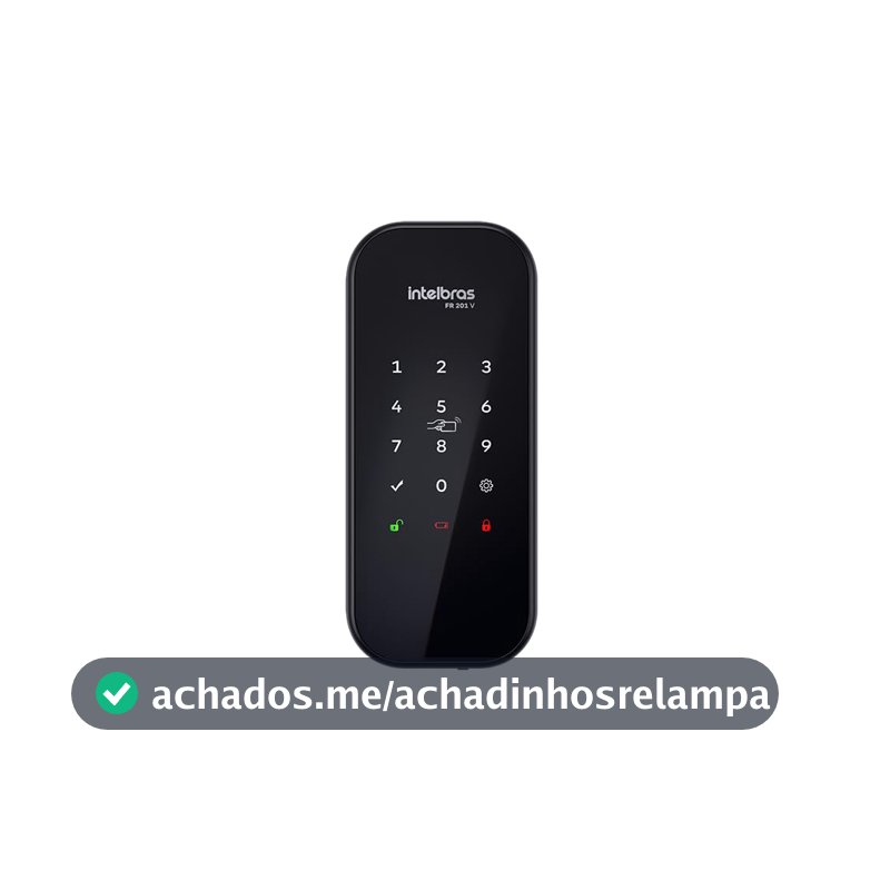 Fechadura Digital de Sobrepor FR 201 V intelbras