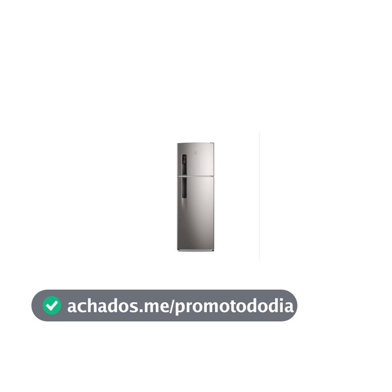 Geladeira Electrolux Frost Free 380L 60,4 x 71,2 x 177,3 cm Duplex Inox AutoSense Inverter 2 Portas