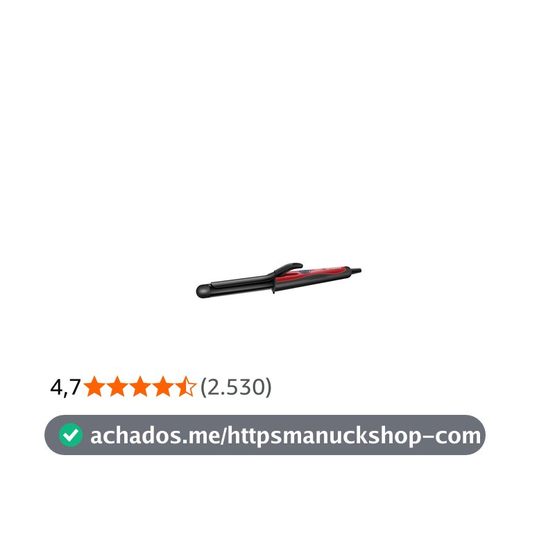 MONDIAL Modelador de Cachos, Preto/Vermelho, Bivolt - EM-12