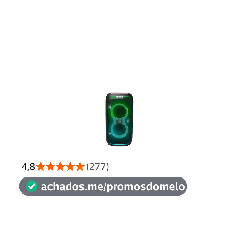 JBL PartyBox Club 120, Caixa de Som Bluetooth com Luzes - Preto