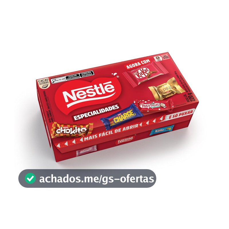 Bombom NESTLÉ Especialidades Caixa 220g