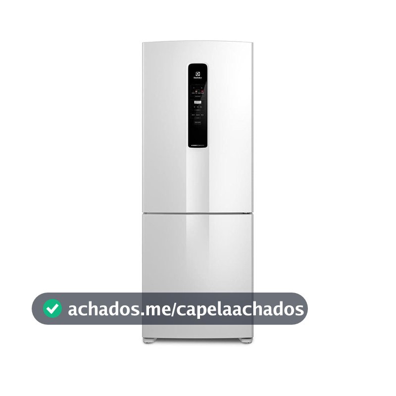 Geladeira Electrolux Frost Free 490L Efficient com AutoSense Inverse Branco (IB7) 220V