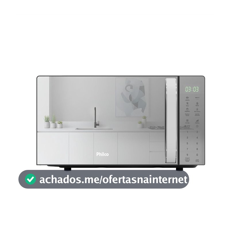 Micro-ondas Philco 20L Pintura Limpa Fácil PMO24S 127v