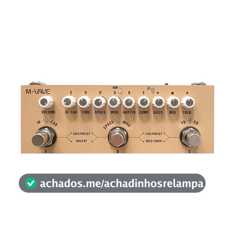 Qudai CUBE AC Portátil Multifuncional Guitarra Acústica Pedal de Efeito Combinado com Reprodução de Música Sem Fio Gravação de Telefone Função de Interface de Áudio
