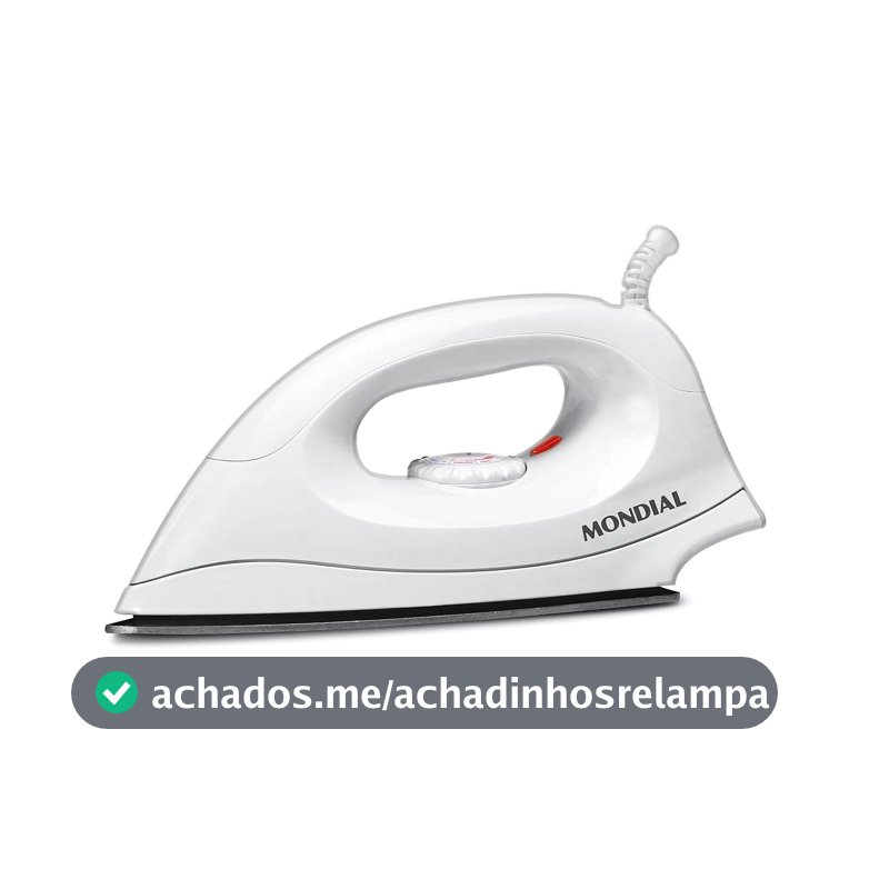 MONDIAL Ferro de Passar a Seco, Branco, 1000W, 220V - FSN-55-W