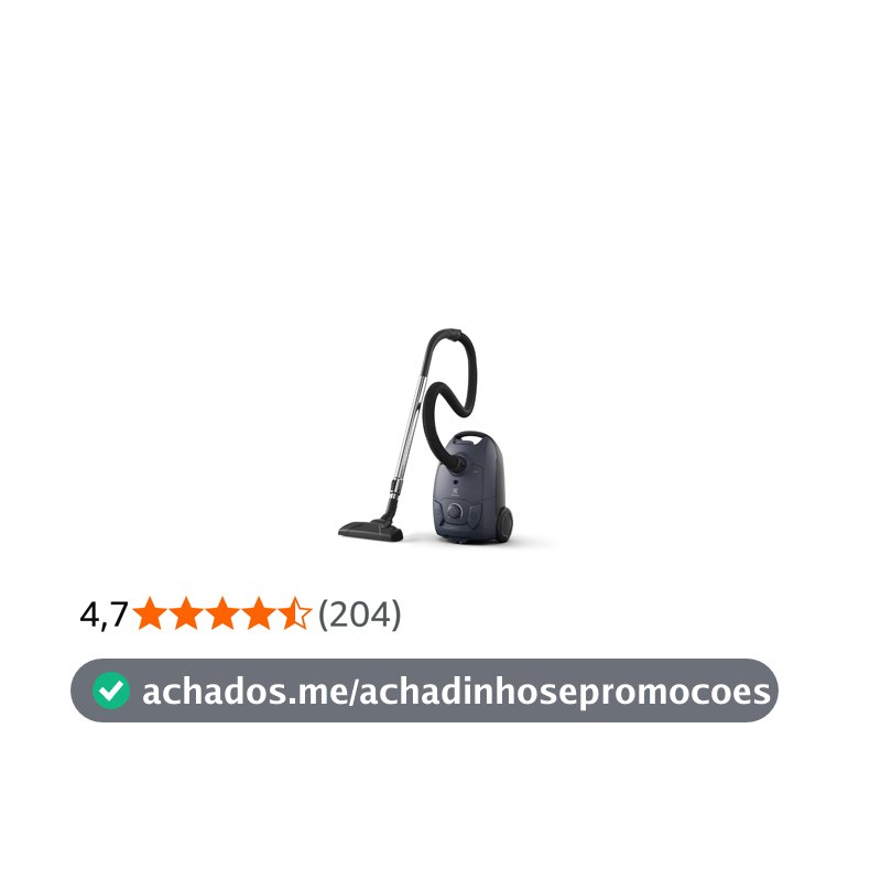 Aspirador de pó com saco 1800W Electrolux Experience com Filtro Hepa (EQP40) 127V