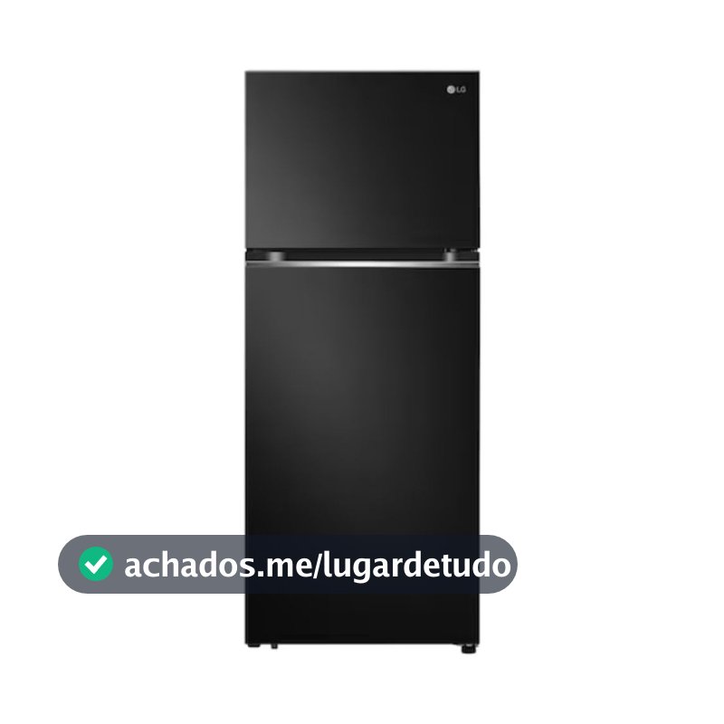 Geladeira LG GN-B392PX 2 Portas 395 Litros Preta Inox