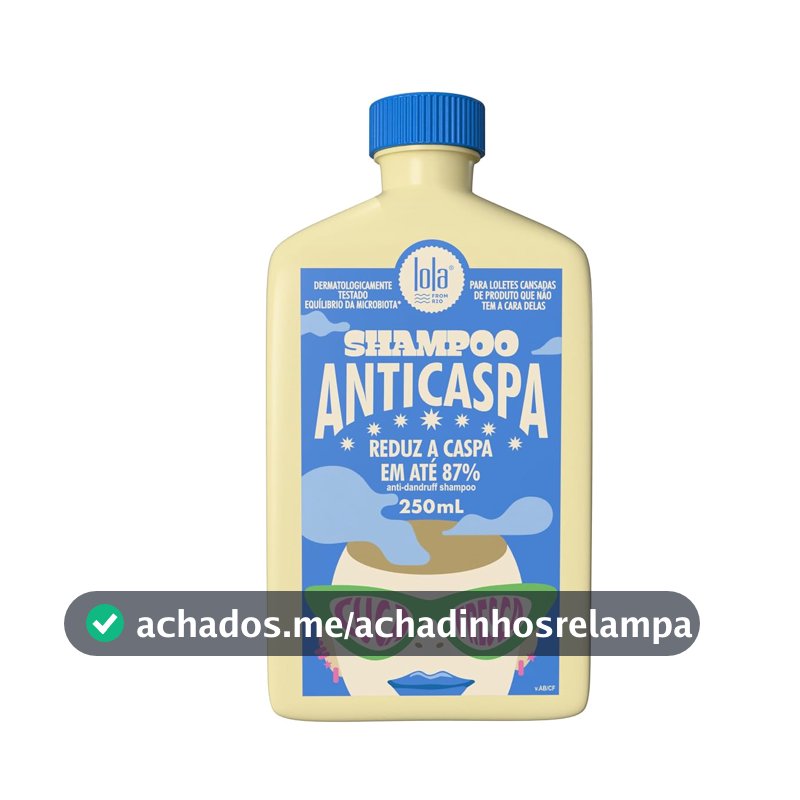 Shampoo Anticaspa Lola Cosmetics Cuca Fresca 250 ml