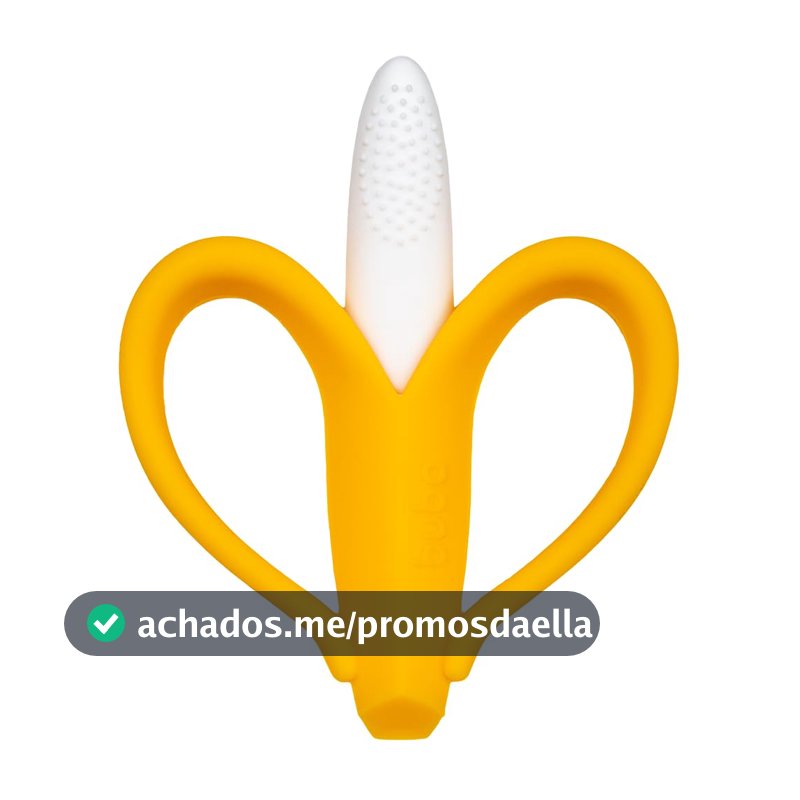 Buba, Massageador De Gengiva Banana Cerdas Curtas
