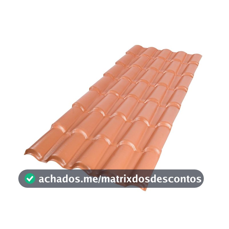 Telha Colonial Pvc 2,30 Cm X 5 Ondas 5 Peça(s) -