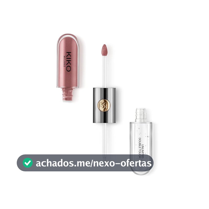 KIKO MILANO, Unlimited Double Touch, Batom e Gloss Incolor, Cor