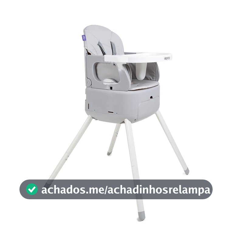 Cadeira de Refeição Cosco Kids, Frutty, Cinza
