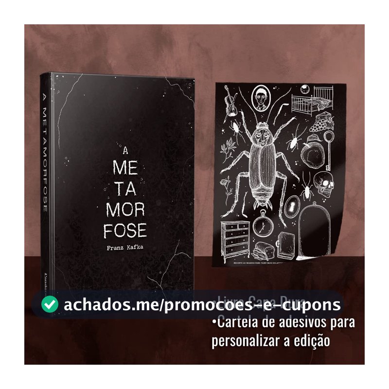 A Metamorfose de Franz Kafka - Livro Capa Dura - Edição Especial com Cartela de Adesivos: edição especial Stickers