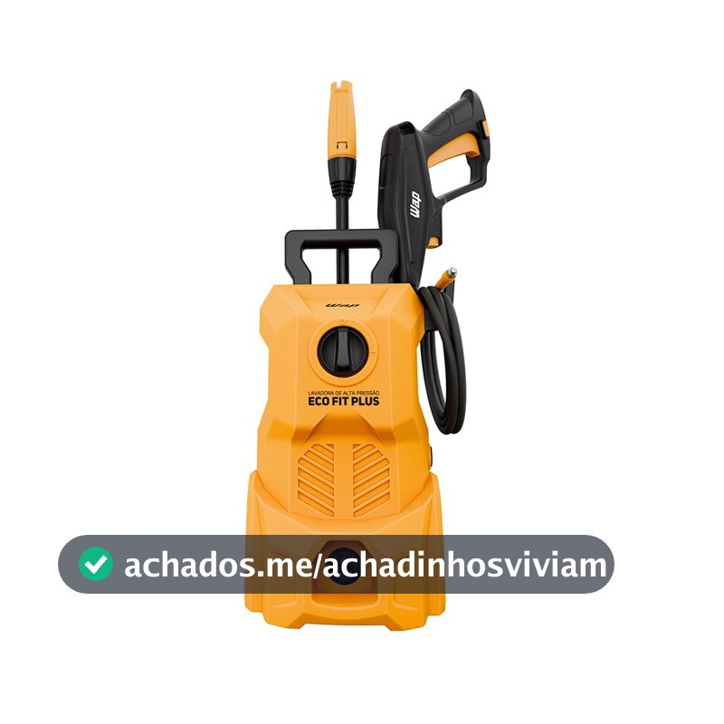 WAP Lavadora de Alta Pressão ECO FIT PLUS WL1830 1600W 1700 PSI 360L/h, 127V