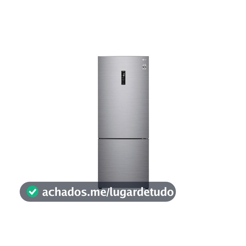 Refrigerador LG Bottom Freezer Inverse 451L Platinum 110V GC-B569NLLM