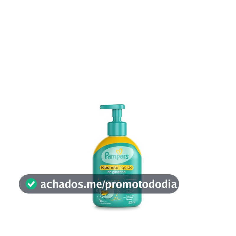 Pampers Sabonete Líquido Glicerina 200ml