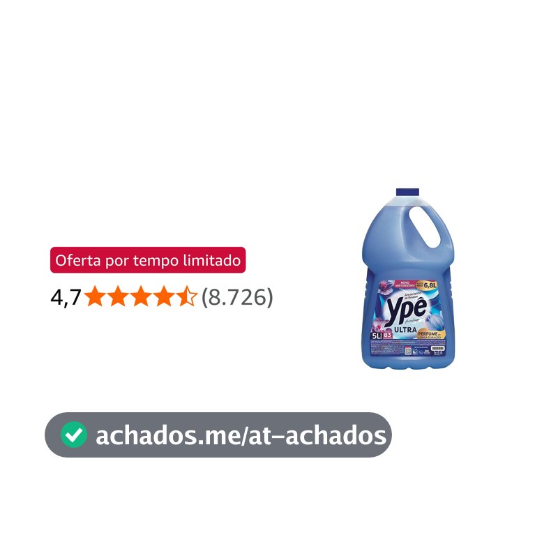 Ypê Amaciante Tradicional Aconchego 5L (Embalagem pode variar)