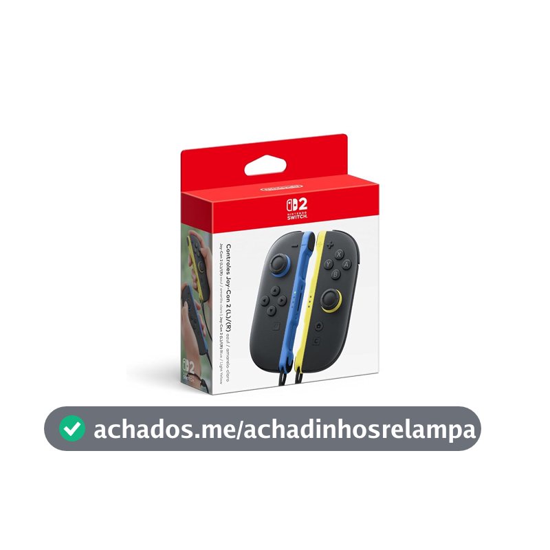Controles Joy-Con 2 Azul e Amarelo - Nintendo Switch 2
