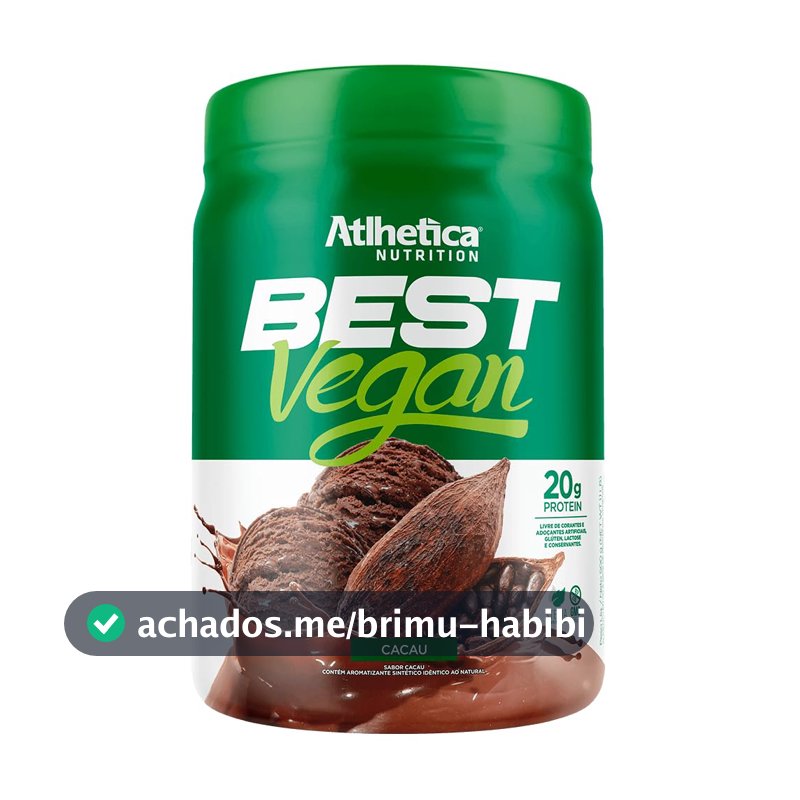 Best Vegan (500g) - Sabor Cacau, Atlhetica Nutrition