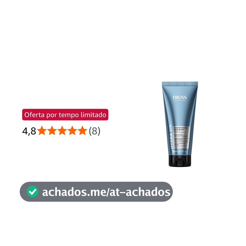 TRUSS Hydra Air CondMask Máscara Condicionante 200ml