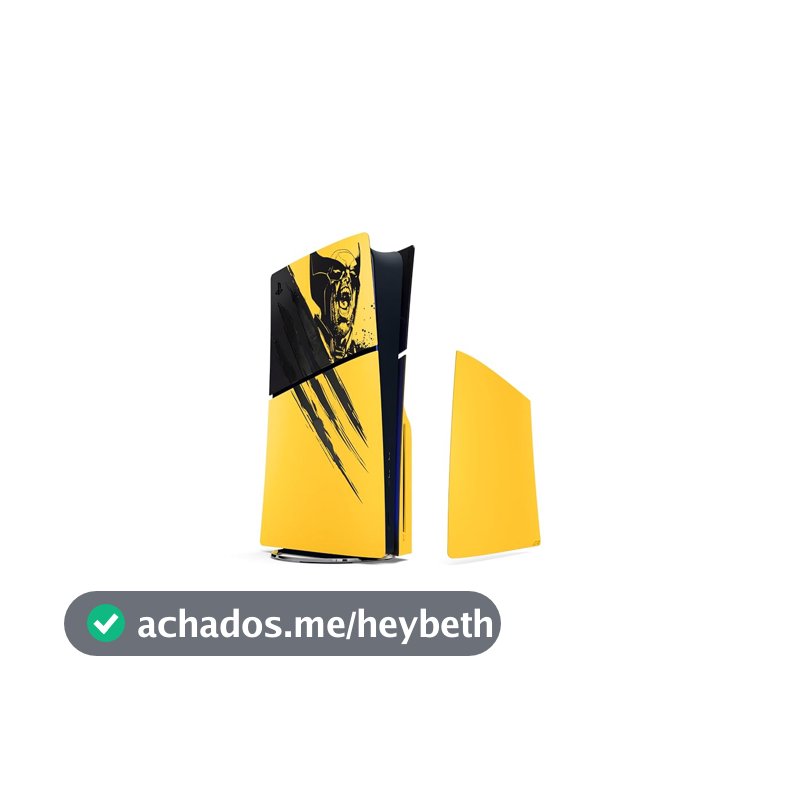 Tampas do console PlayStation®5 – Marvel's Wolverine Edição Limitada Amarelo
